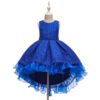 Encaje Vestido Niña Falda Hasta Suelo para Bautizo TQE072