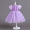 Vestido Niña Falda Con Bordados Perlas TQE076