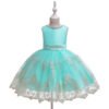 Vestido Niña Falda Con Bordo de Encaje Especial TQE088