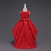 Vestido Niña de Encaje Falda Hasta El Suelo TQE095
