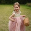 Largo Pink Tutu Vestido Niña TQL02