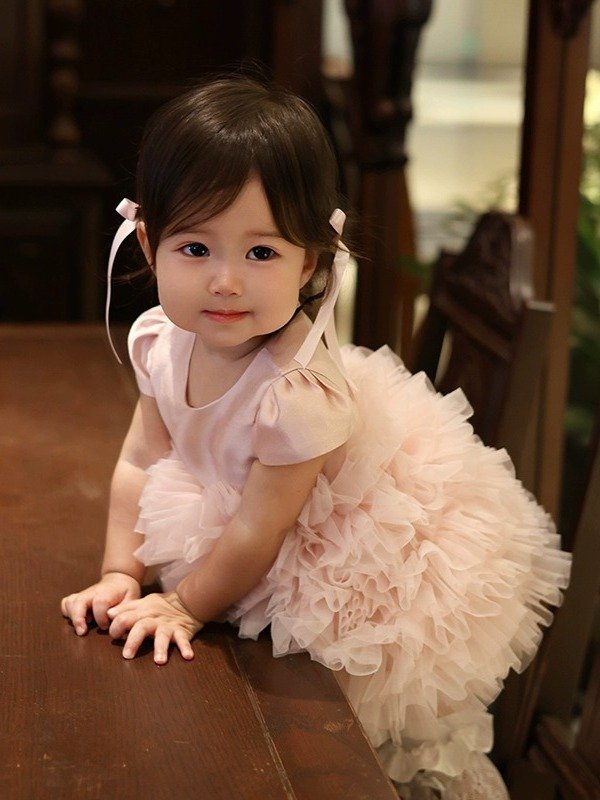 Super Pink Tutu Vestido Niña TQL04