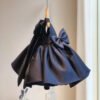 Clasico Mint Vestido Niña de Raso para Bautizo TQL05