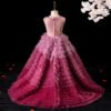 Lujoso Tutu Vestido Niña de Banquete Sin Mangas TQL18