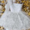Vestido Niña en Moda Falda de Un Hombro Detalle Lentejuelas TQL22