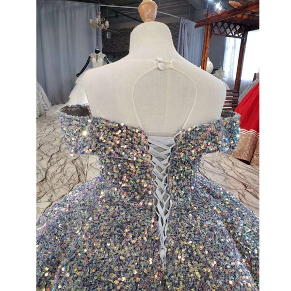 Lujoso Vestido Niña de Banquete Todos Lentejuelas TQL23