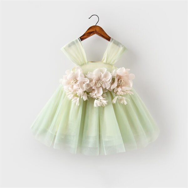 Amable Mint Vestido Niña Estilo Playa TQL28