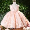 Vestido Niña Manual Detalle Flor TQL50