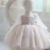Champane Elegante Cordon Vestido Niña TQL56