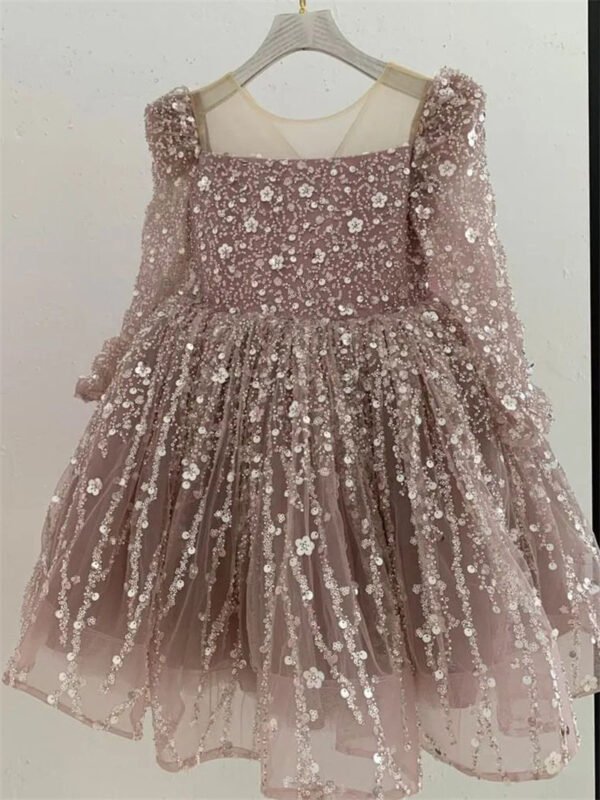 Elegante Vestido Niña Modelo Elisabetta Franchi TQL59