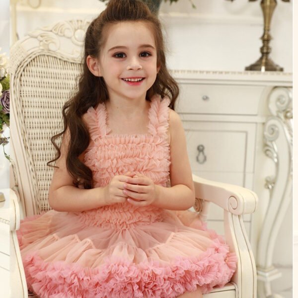 Basmarti Vestido Jupiter de Niña Super Tutu Vestido En Moda TQL62