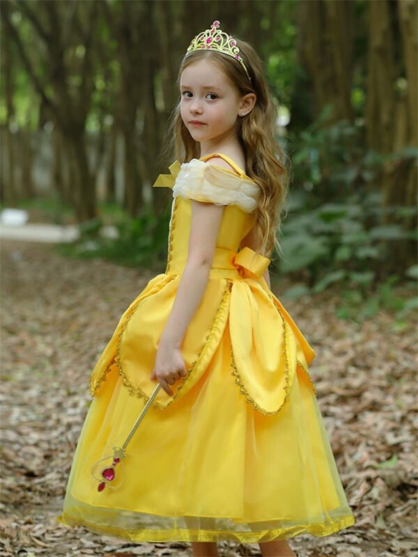 Vestido de Niña Tematica Princesa Vestido Vispera TQP03