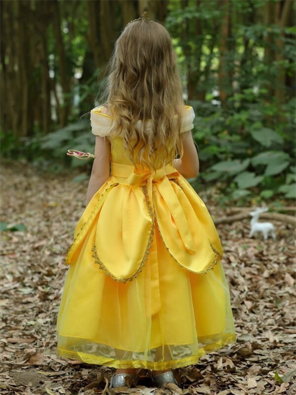 Vestido de Niña Tematica Princesa Vestido Vispera TQP03