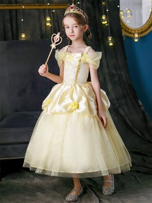 Vestido de Niña Tematica Princesa Vestido Vispera TQP04