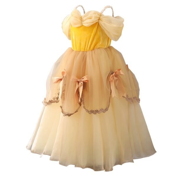 Vestido de Niña Tematica Princesa Vestido Vispera TQP05