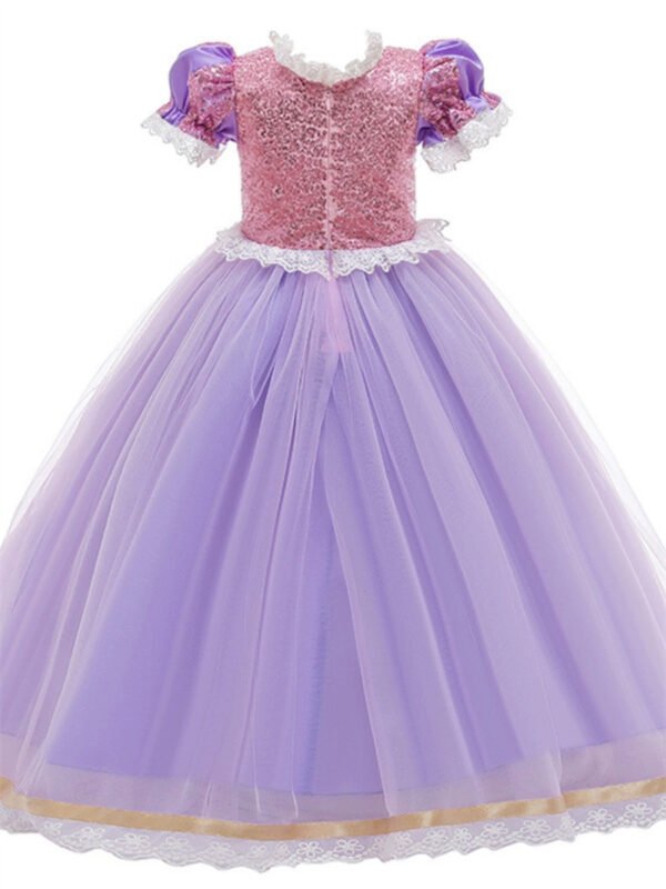 Vestido de Niña Tematica Princesa Vestido Vispera TQP08