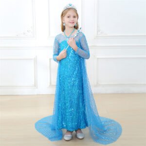 Vestido de Niña Tematica Princesa Vestido Vispera TQP11