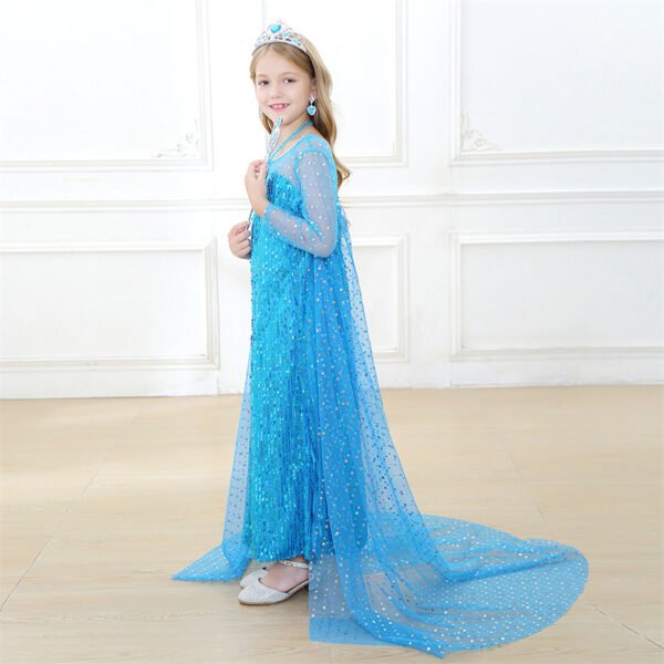 Vestido de Niña Tematica Princesa Vestido Vispera TQP11