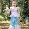 Vestido de Niña Tematica Princesa Vestido Vispera TQP12