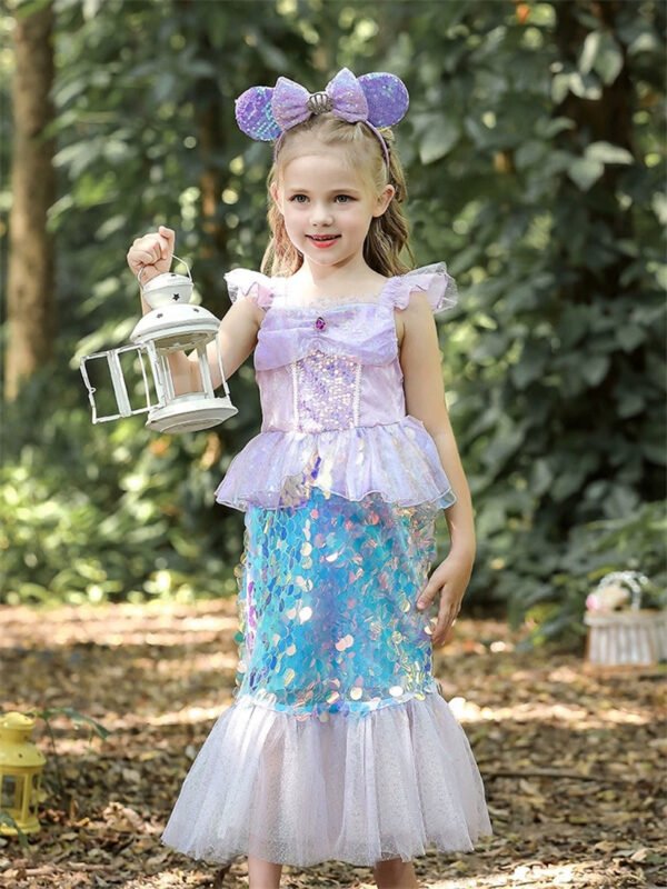 Vestido de Niña Tematica Princesa Vestido Vispera TQP12