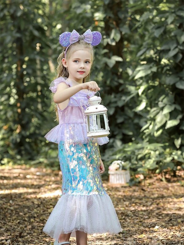 Vestido de Niña Tematica Princesa Vestido Vispera TQP12