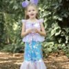 Vestido de Niña Tematica Princesa Vestido Vispera TQP12