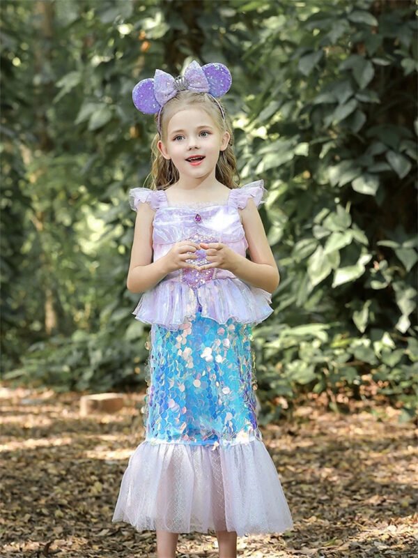 Vestido de Niña Tematica Princesa Vestido Vispera TQP12