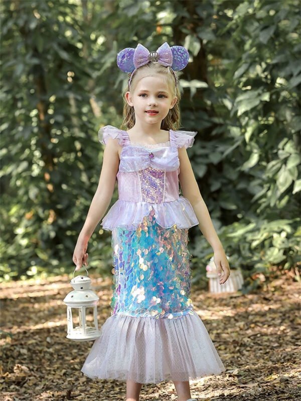 Vestido de Niña Tematica Princesa Vestido Vispera TQP12