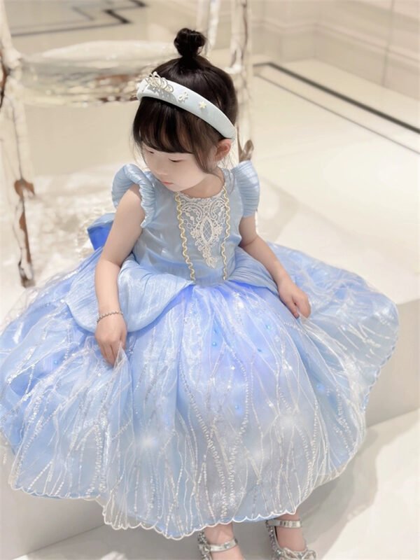 Vestido de Niña Tematica Princesa Vestido Vispera TQP13