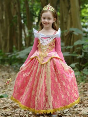 Vestido de Niña Tematica Princesa Vestido Vispera TQP15