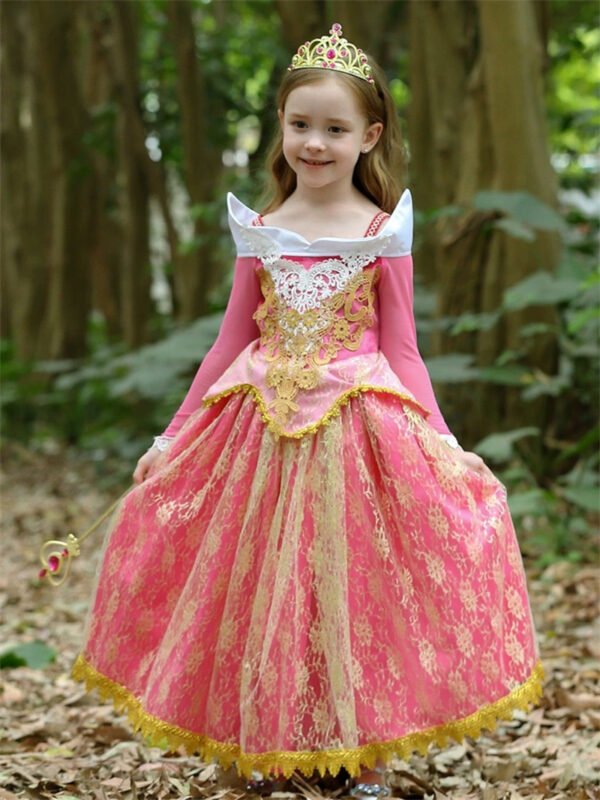 Vestido de Niña Tematica Princesa Vestido Vispera TQP15