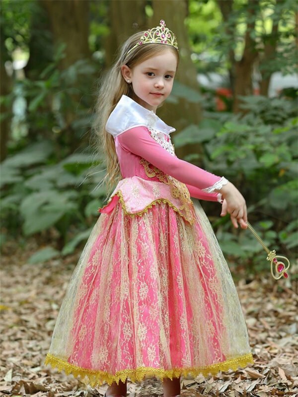 Vestido de Niña Tematica Princesa Vestido Vispera TQP15