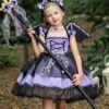 SetVestido de Niña Tematica Princesa Vestido Vispera con Banda y Collar TQP20
