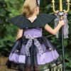 SetVestido de Niña Tematica Princesa Vestido Vispera con Banda y Collar TQP20