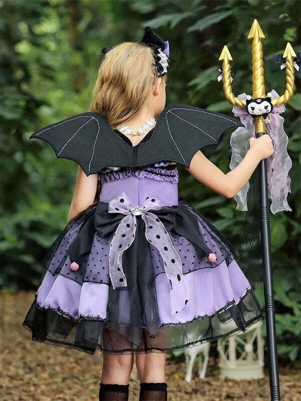 SetVestido de Niña Tematica Princesa Vestido Vispera con Banda y Collar TQP20
