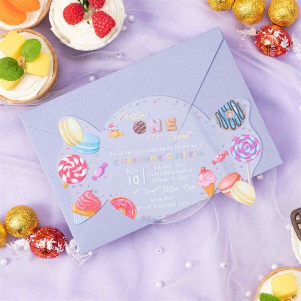 Acrilicos personalizados Diseño Sweet Candy para XV ACR16
