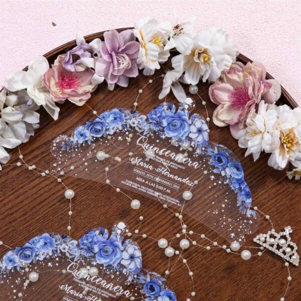 Acrilicos personalizados Diseño Corona para XV ACR18