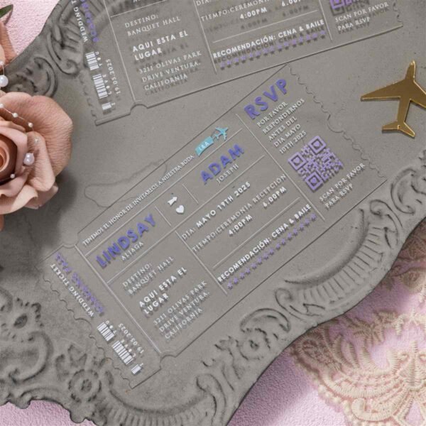 Acrilicos personalizados Diseño Boleto ACR20