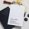 Impresion Letterpress personalizado de alta calidad en papel algodon