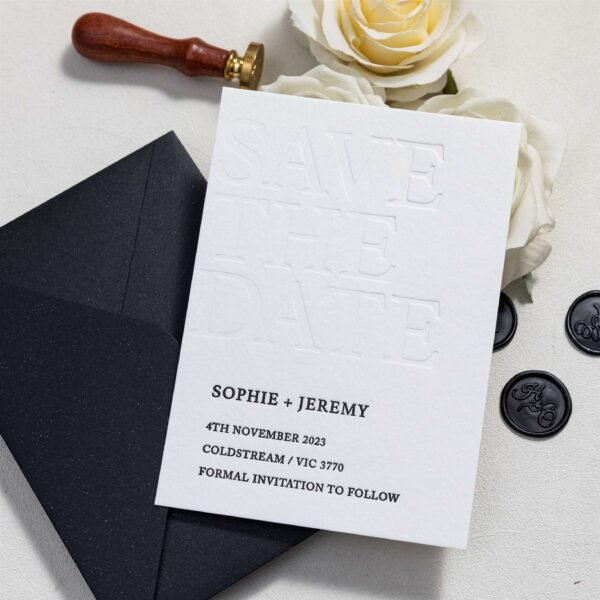 Impresion Letterpress personalizado de alta calidad en papel algodon