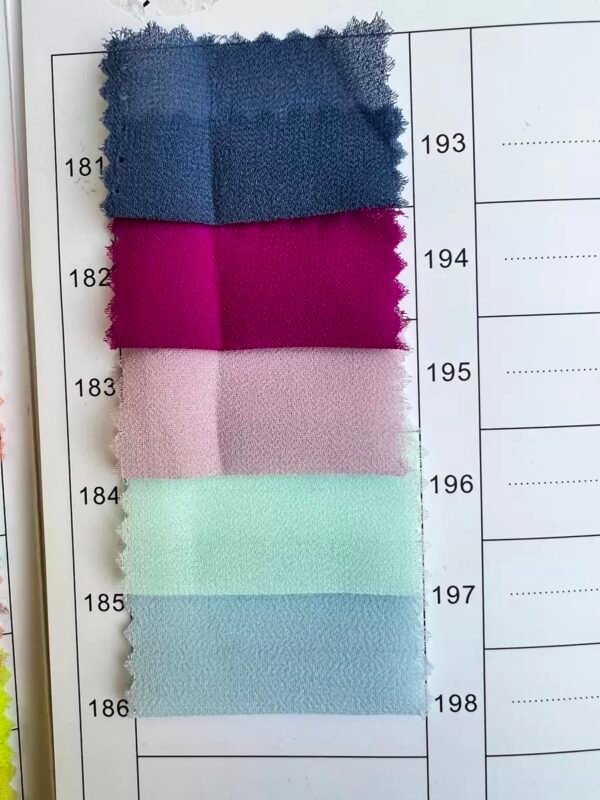 listón de chiffon 4cm x 5metros
