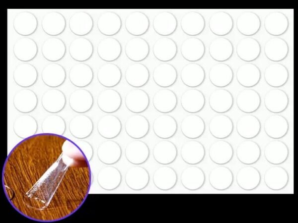 Cinta adhesiva de doble cara para sellos 100pcs