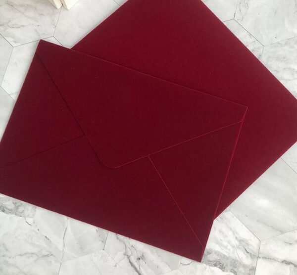Sobres de terciopelo 350G para Invitaciones
