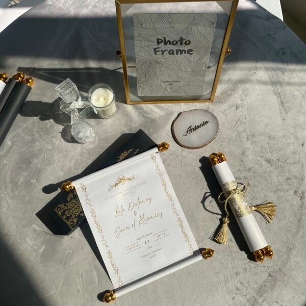 Tarjetas de pergamino 21x16cm con papel 120g